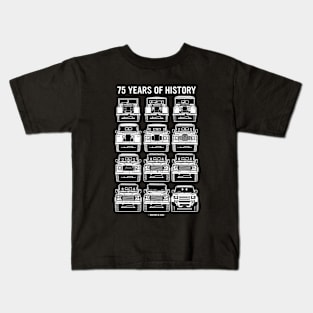 75 years of History Kids T-Shirt